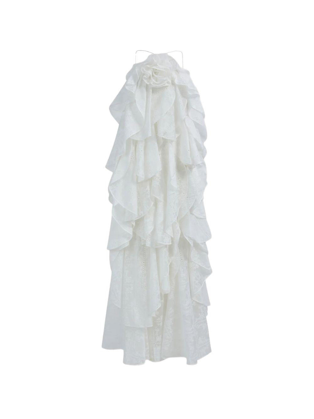 Abito Merritt Ricamato 26RE5308 IVORY AJE