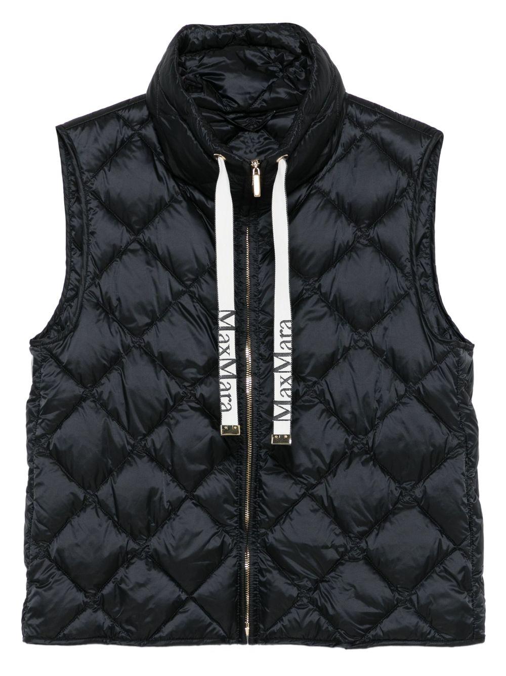Gilet in tela di nylon antigoccia - Nero TREGICMM10051 002 BLACK MAX MARA THE CUBE