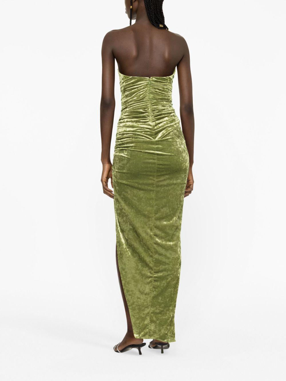 233DR1804 OLIVE GREEN ALEXANDRE VAUTHIER