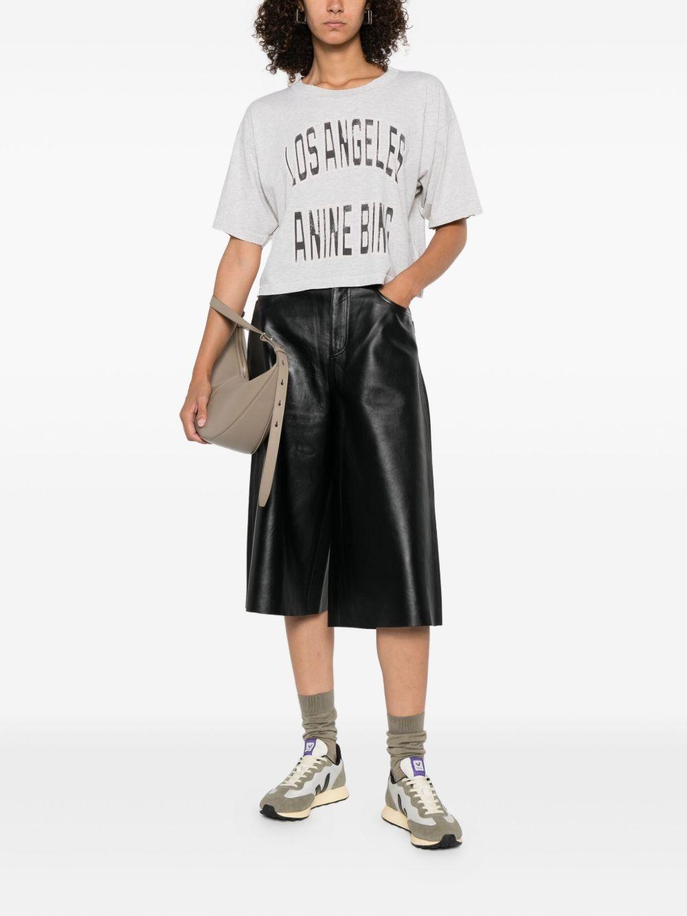 Jhonny Cropped Tee A0811449 GRY1 GREY ANINE BING