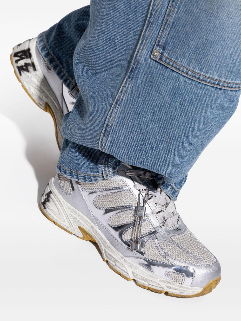 Dragger Sneakers B0030600FA612 P634 WHITE SILVER 44 LABEL GROUP