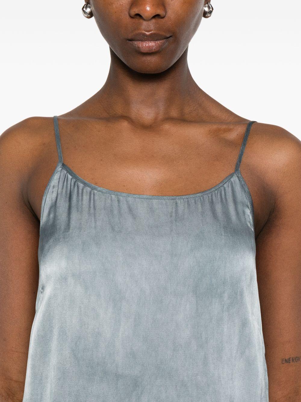 Abito midi Anaya UW5084 UW380 STEEL BLUE UMA WANG