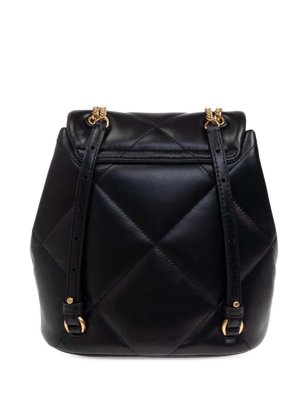 Mini Kira Diamond Quilt Backpack<BR/> 170485 001 BLACK TORY BURCH