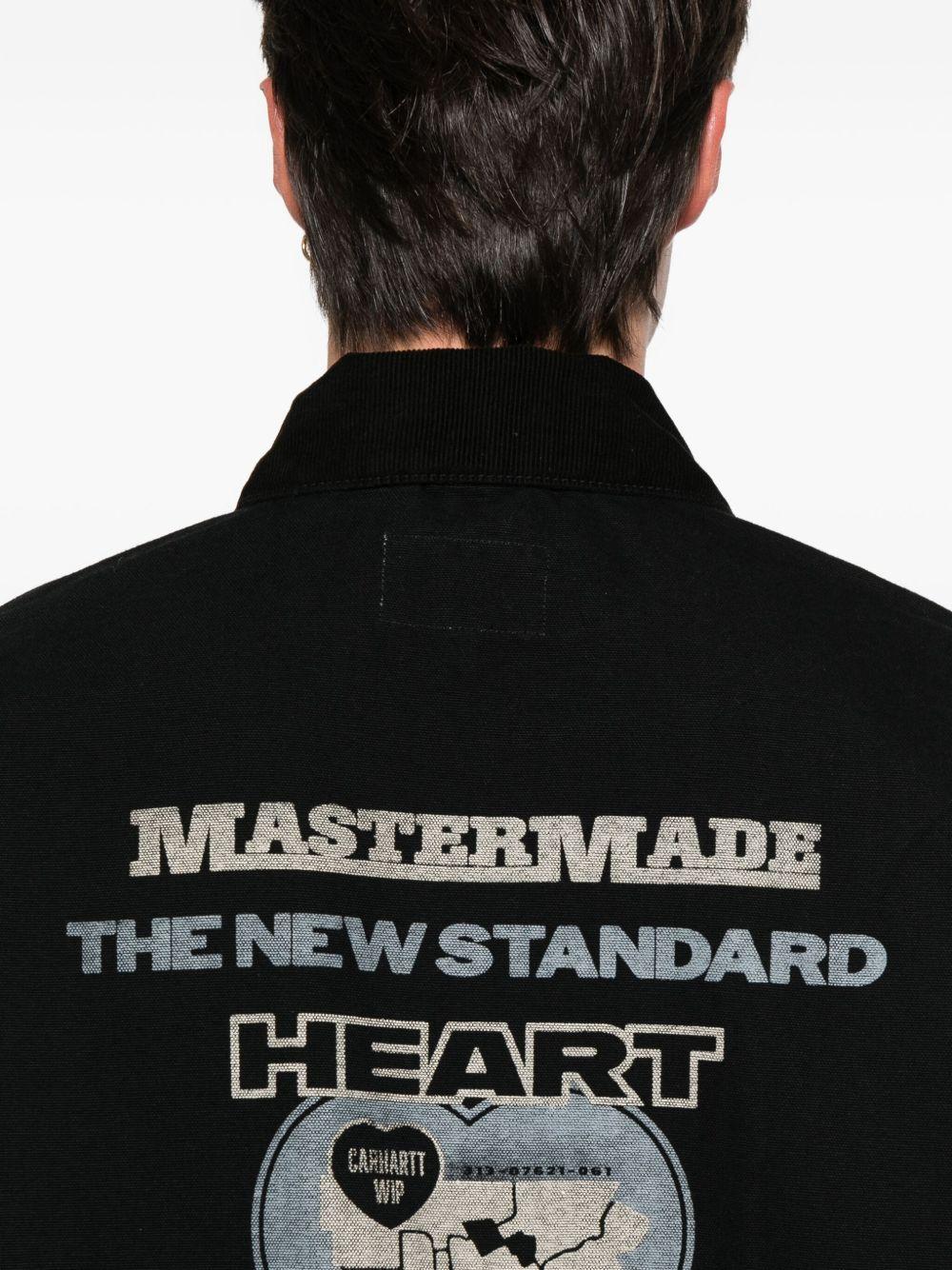 OG Arcan Graphic Jacket I035553 00E60 BLACK WASHED CARHARTT WIP