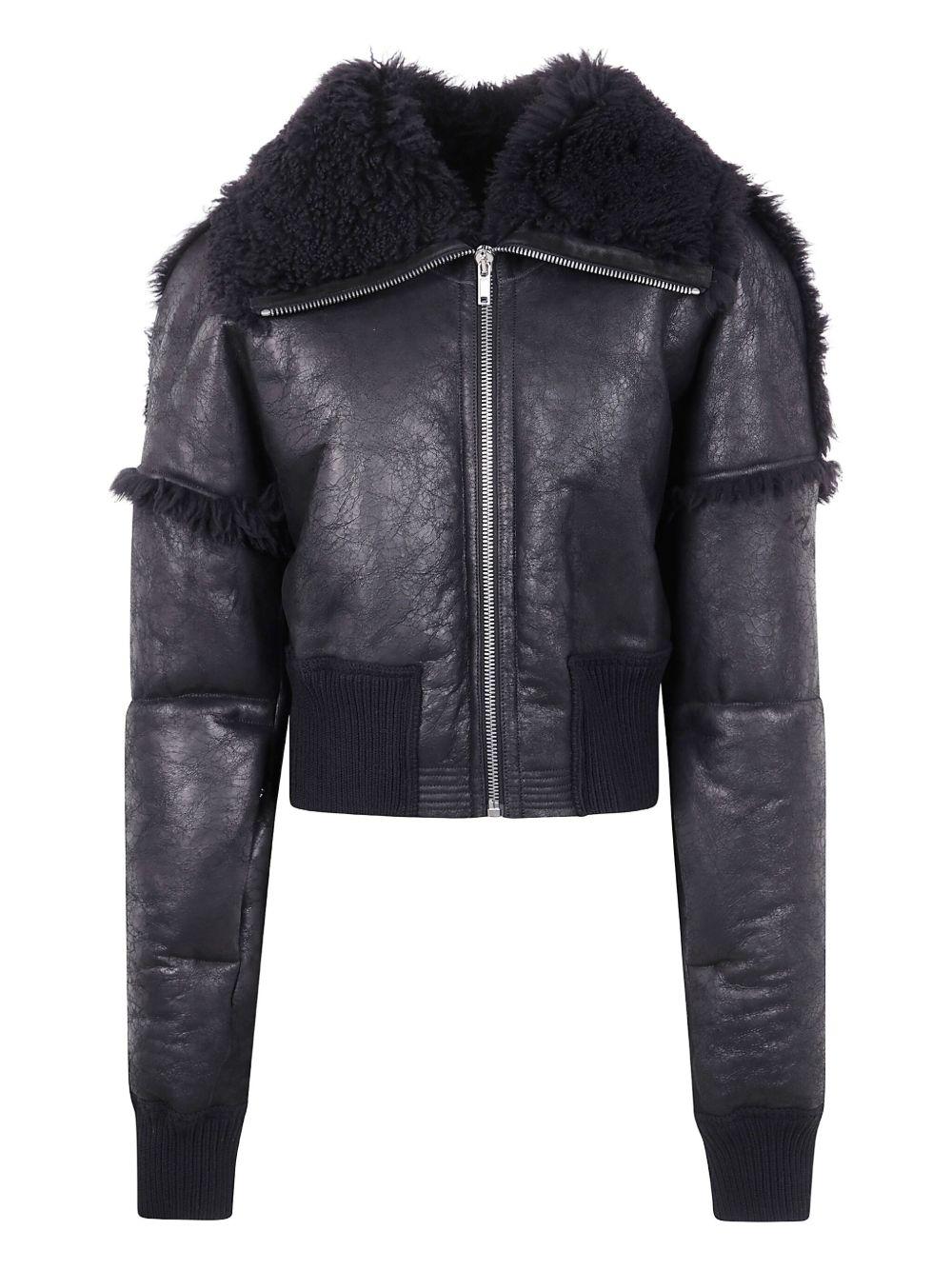 Concordians Flight Jacket RU02E1780LSHC 09 BLACK RICK OWENS