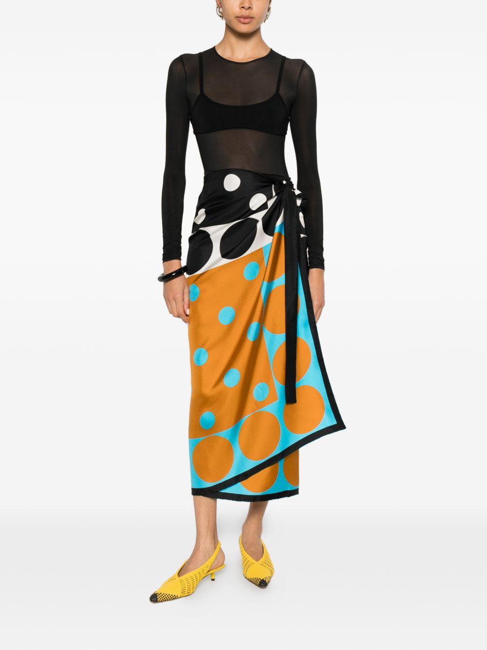 Long Wrap Scarf-Skirt SCARFYLONG3060 978 MULTI DRIES VAN NOTEN