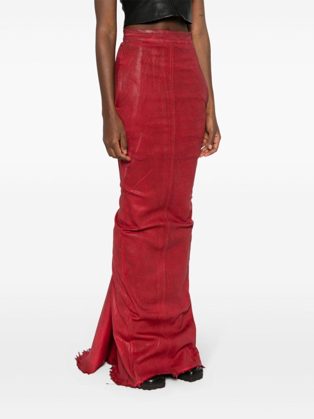 RO01D2388HSCF 03 CARDINAL RED RICK OWENS