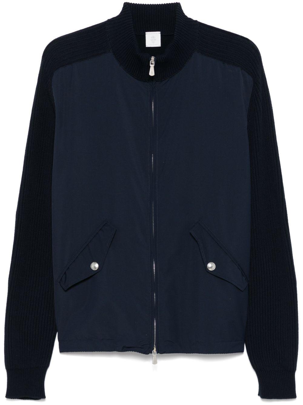 Giacca con inserti K75GBTK38TES0K272 1111 BLUE ELEVENTY