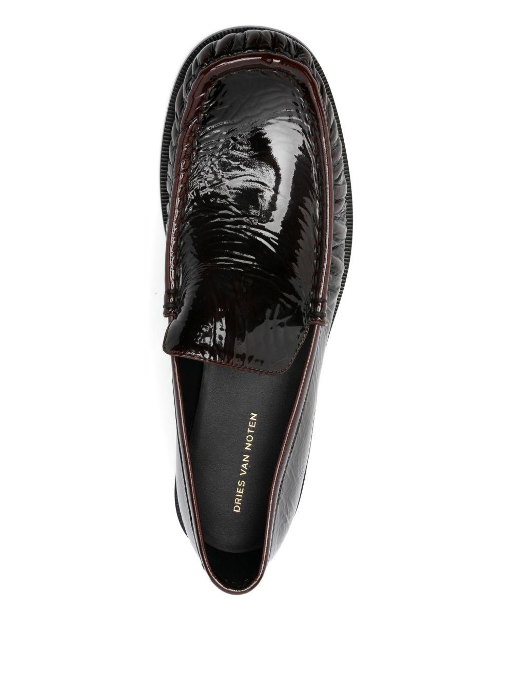 Leather Loafers MS2521325 704 DARK BROWN DRIES VAN NOTEN