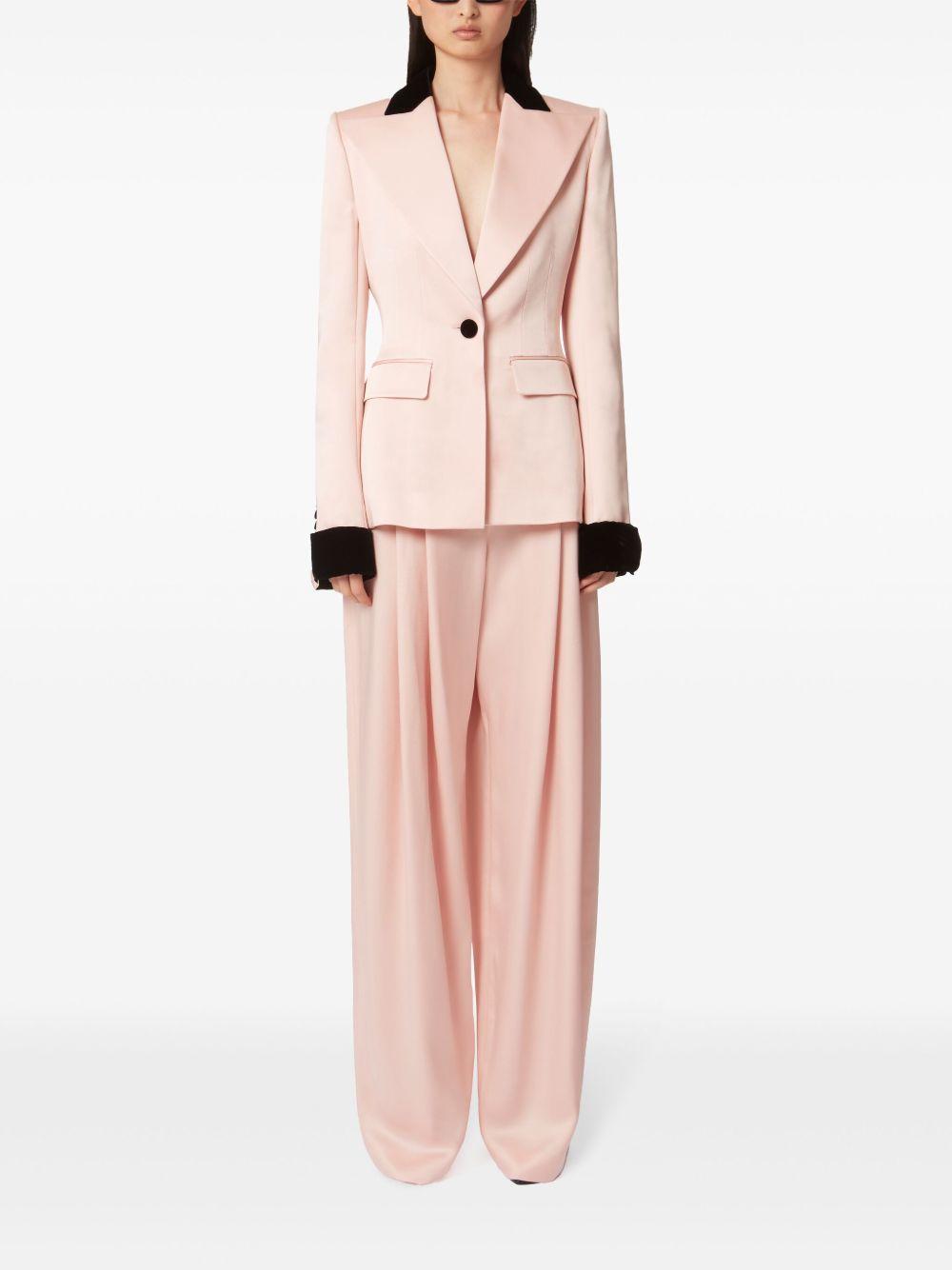 Blazer con dettagli a contrasto 25PCVE004AC0123 U2785 BLUSH NINA RICCI