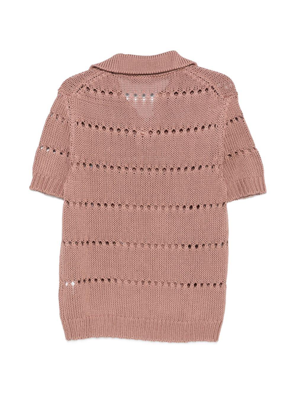 Pullover traforato DF4071 35 DESERT DANIELE FIESOLI