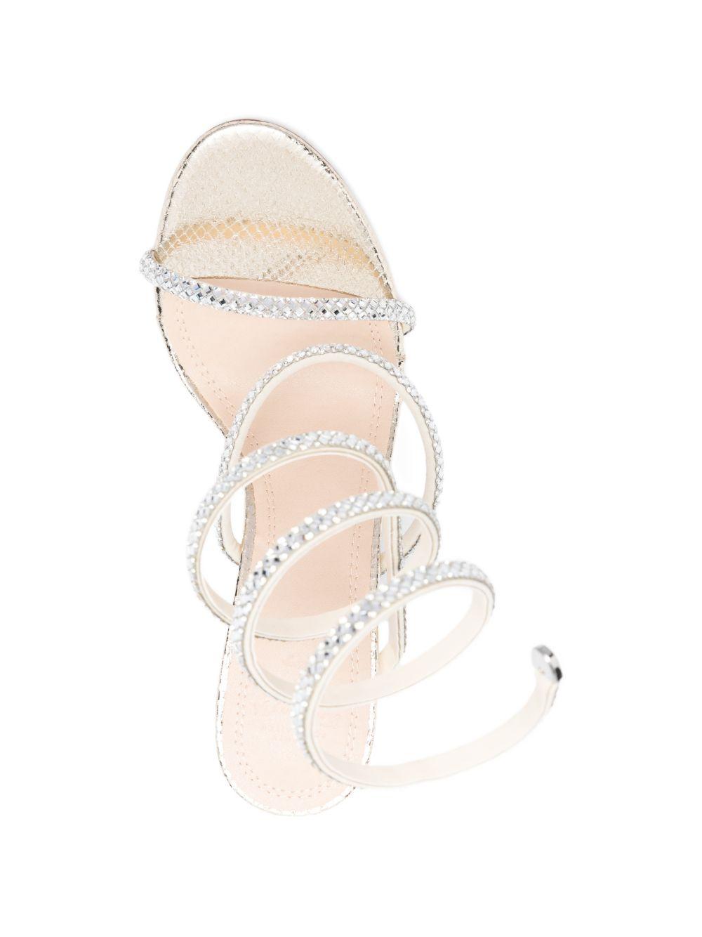 Scarpe a spirale decorate SH378ORO62P ORO TWENTY FOURHAITCH
