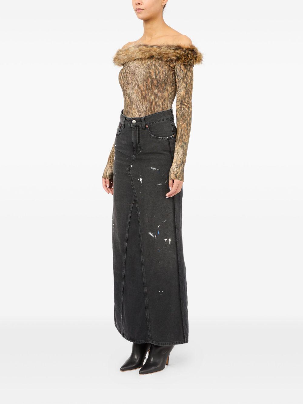 S52MI0025M30011 966 BLACK MM6 MAISON MARGIELA