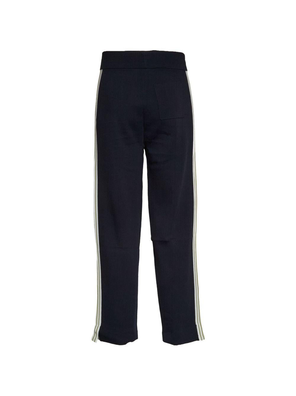 Jogger in maglia di viscosa uomo PAPM027B NIT BLUE AUTRY