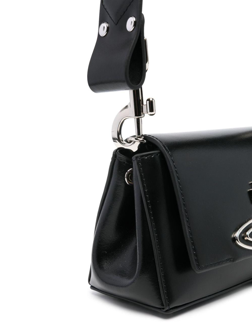 Small Hazel Bag 4603000IWL0077 N401 BLACK VIVIENNE WESTWOOD