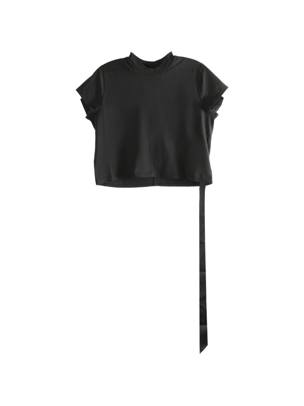 Cropped Small Level T DS01F4207RN 09 BLACK RICK OWENS DRKSHDW