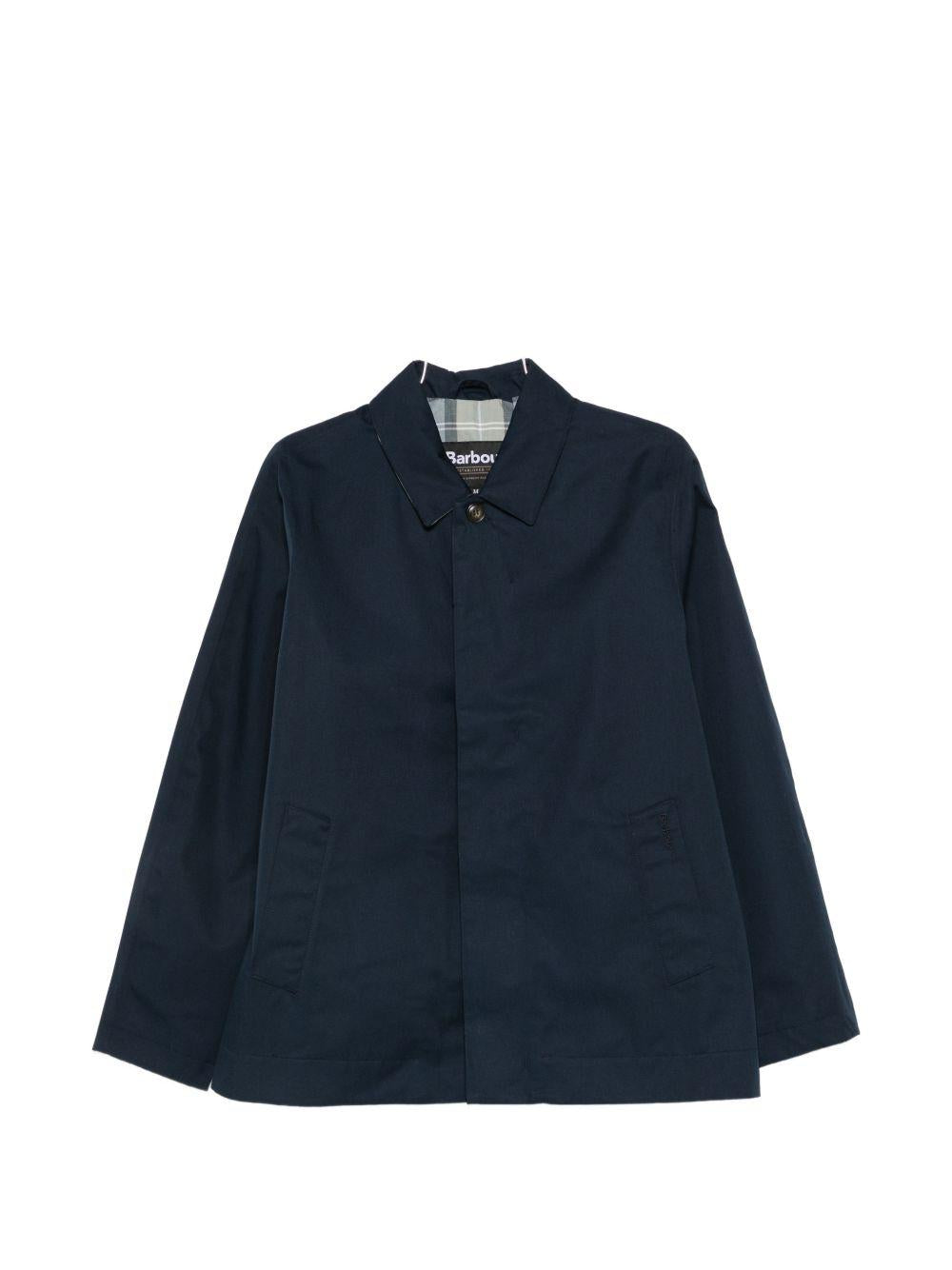 Giacca impermeabile Rokig dal taglio corto MWB1130 NY72 NAVY BARBOUR
