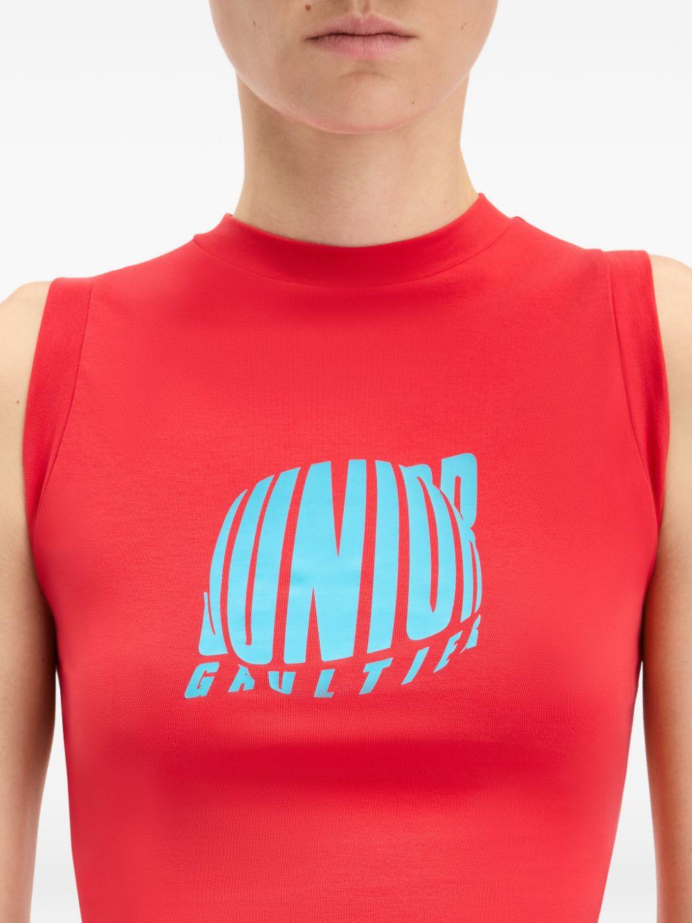 Junior Gaultier Tank Top 2602WTO495J053 30 RED JEAN PAUL GAULTIER