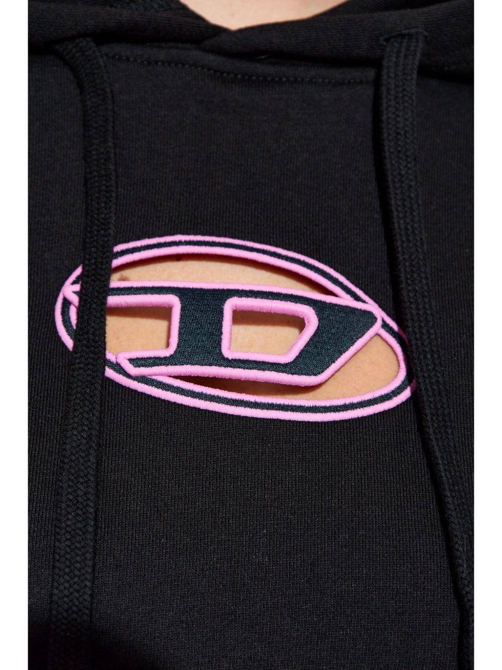 F-Slimmy-Hood-Od Hoodie A157140GRAC 9XX BLACK DIESEL