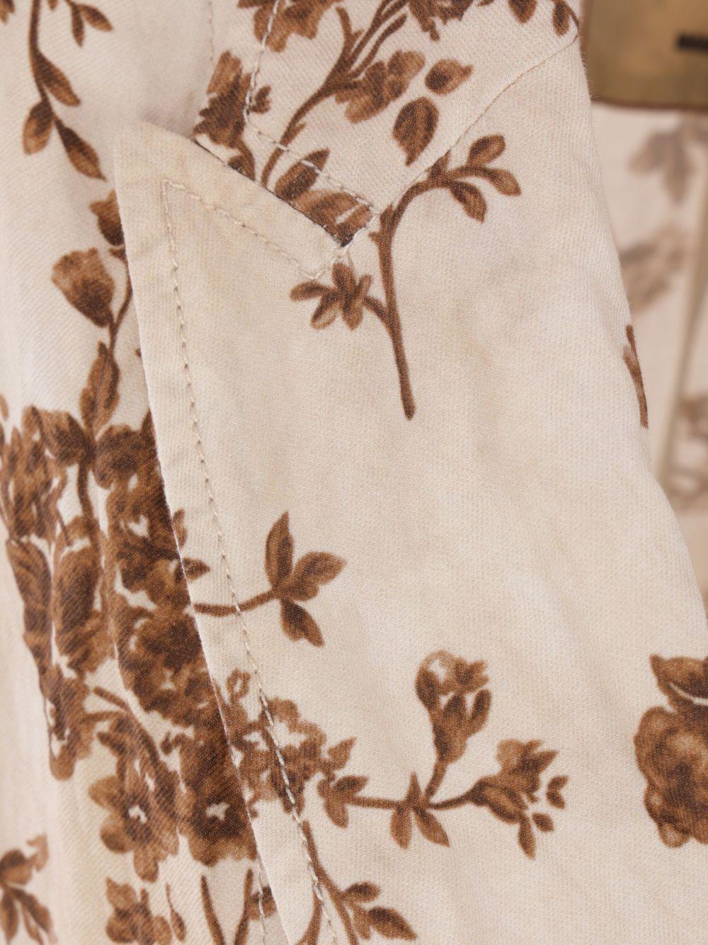 Camelot coat UW8002 UW016 WHITE BROWN UMA WANG