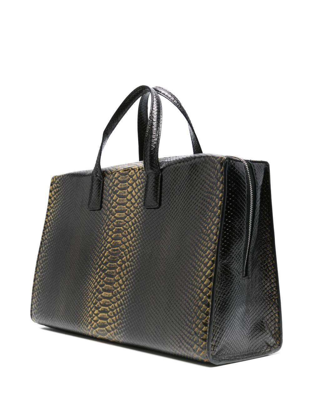 Borsa N°62 Pitone Stampato Giallo SS25N62 PITONE STAMPATO GIALLO SAPIO