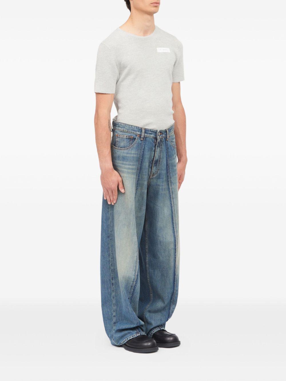 Jeans a gamba larga SH0LA0011M30055 961 MM6 MAISON MARGIELA