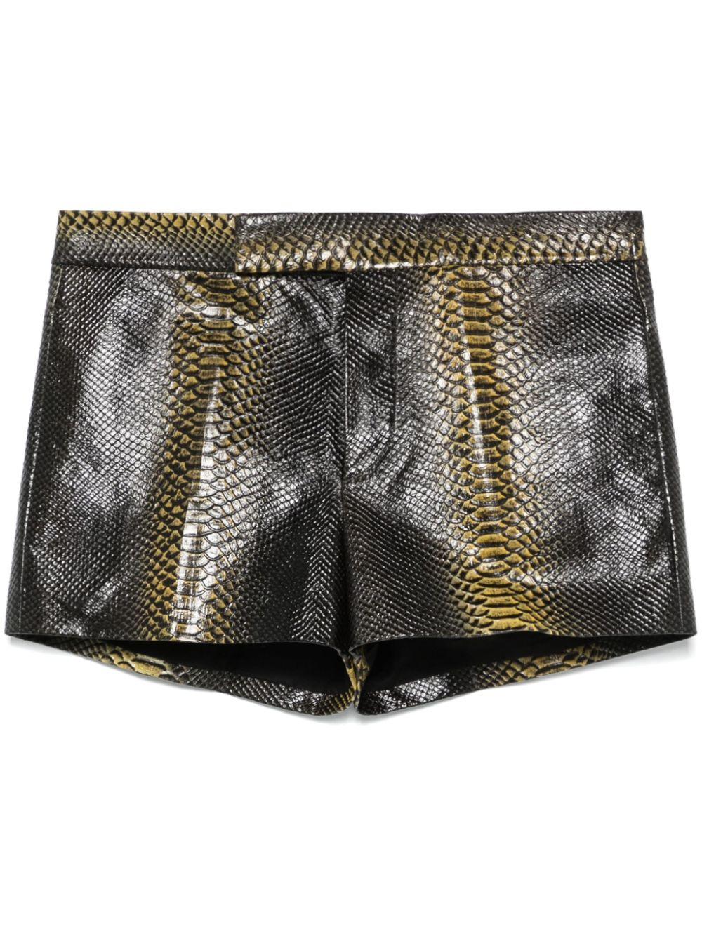 SS25N7C PITONE STAMPATO GIALLO SAPIO