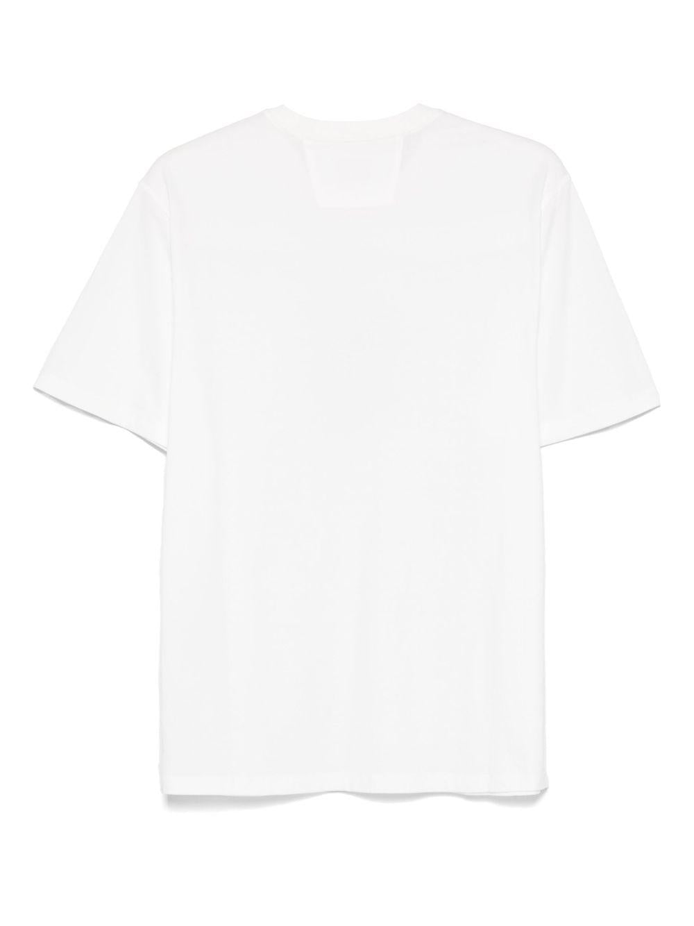 30/1 Jersey Vertical Logo T-Shirt 18CMTS138A005100W 103 GAUZE WHITE CP COMPANY