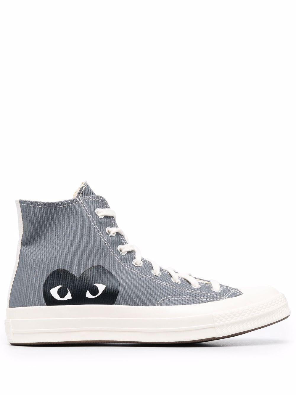 P1K122 1 GREY COMME DES GARCONS PLAY X CONVERSE
