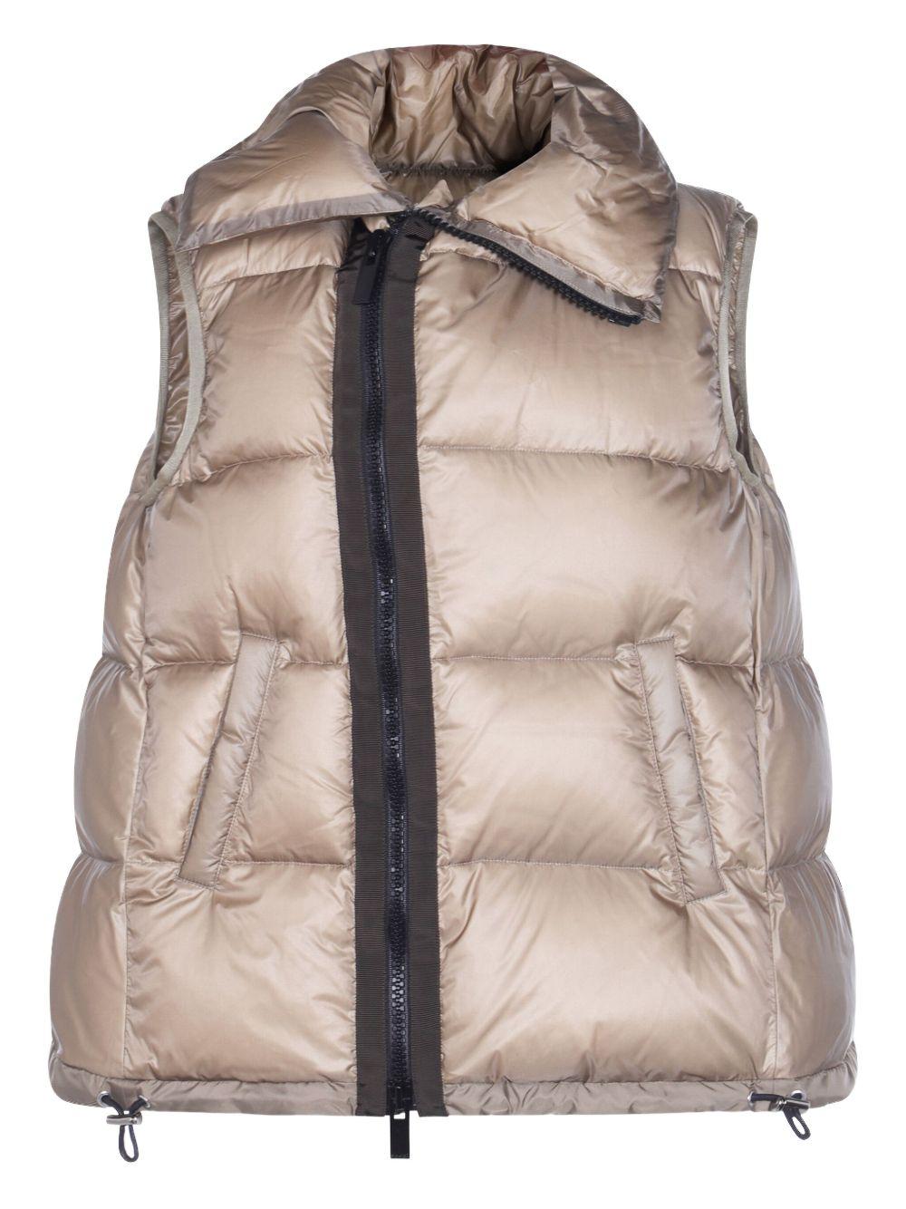 Gilet Trapuntato SCW291 642 DARK BEIGE SACAI