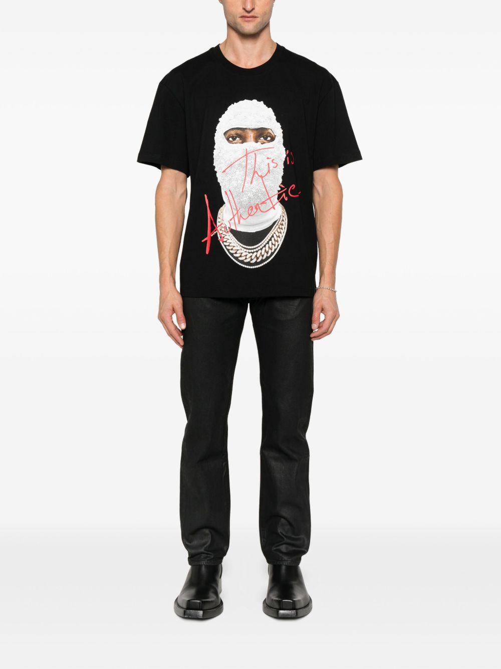 This Is Authentic Mask T-Shirt NUW25259 009 BLACK IH NOM UH NIT