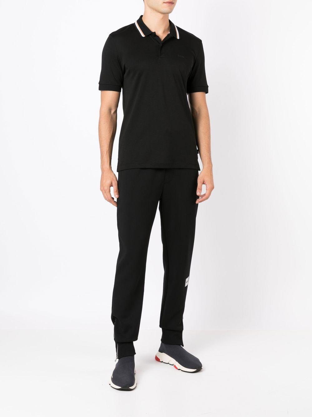 Polo Slim Fit 50469360 001 BLACK BOSS