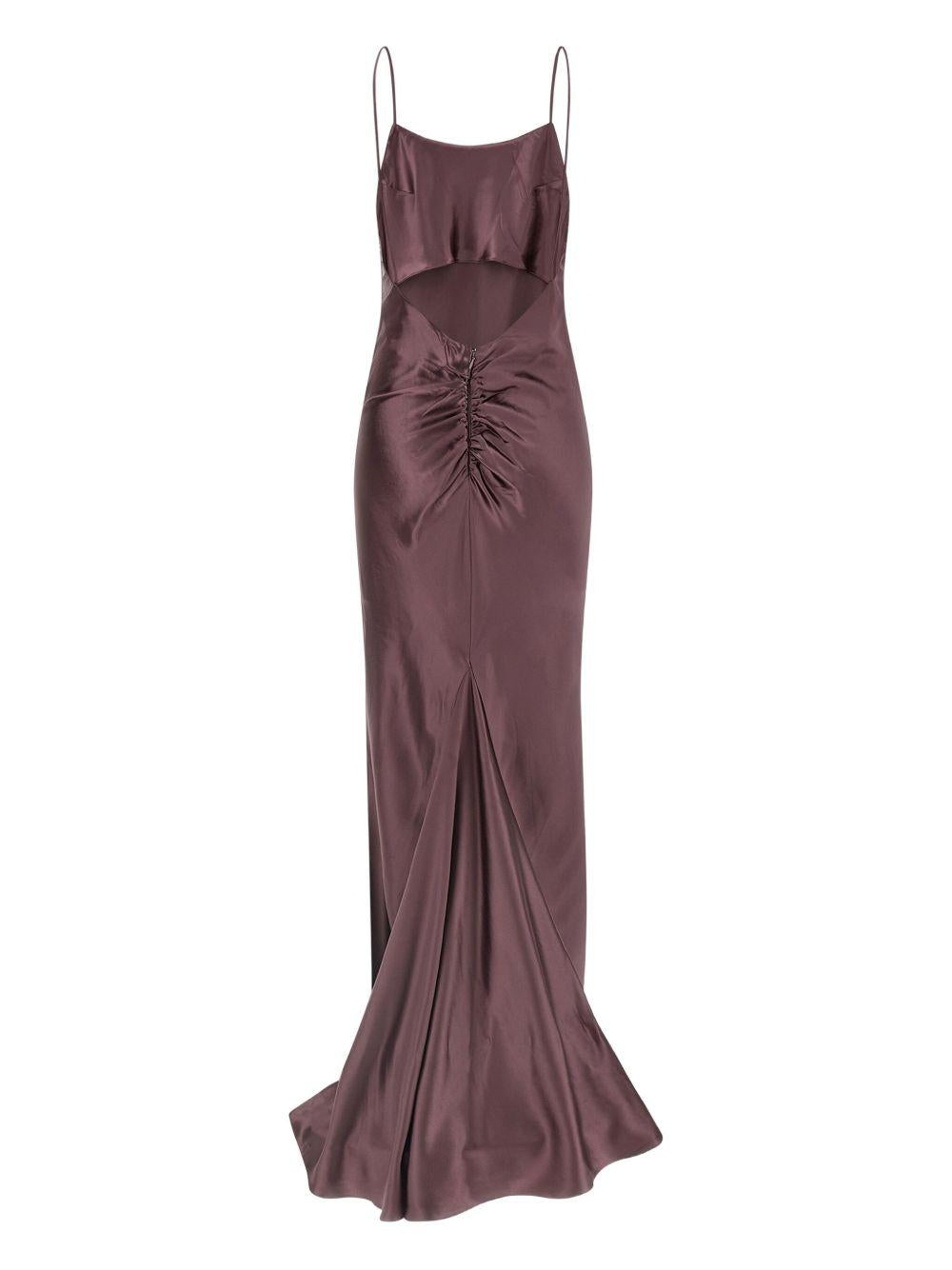 Ninfea Maxi Dress T180130ATNV127 721 MUAVE THE ANDAMANE