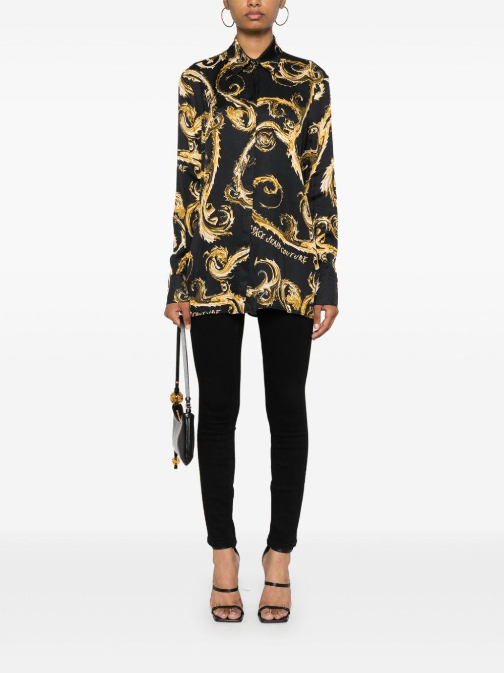 77HAL222NS508 G89 BLACK GOLD VERSACE JEANS COUTURE