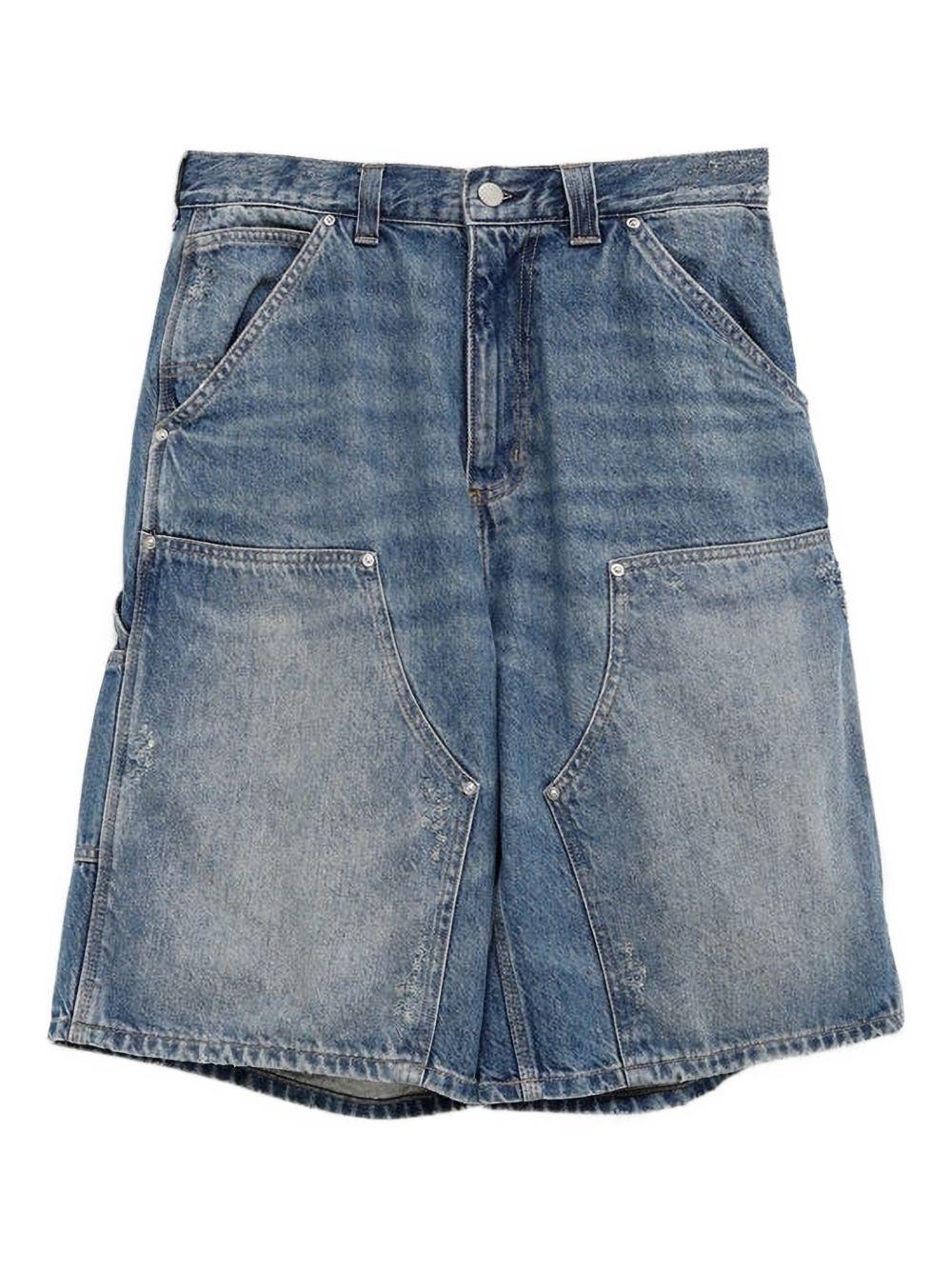 OG Aden Double Knee Short 'Bradenton' Denim I036272 01B7 BLUE CARHARTT WIP