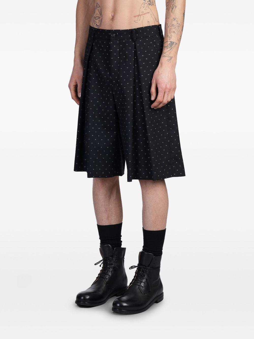 Polka Dot Shorts POP003 1 BLACK COMME DES GARCONS HOMME PLUS
