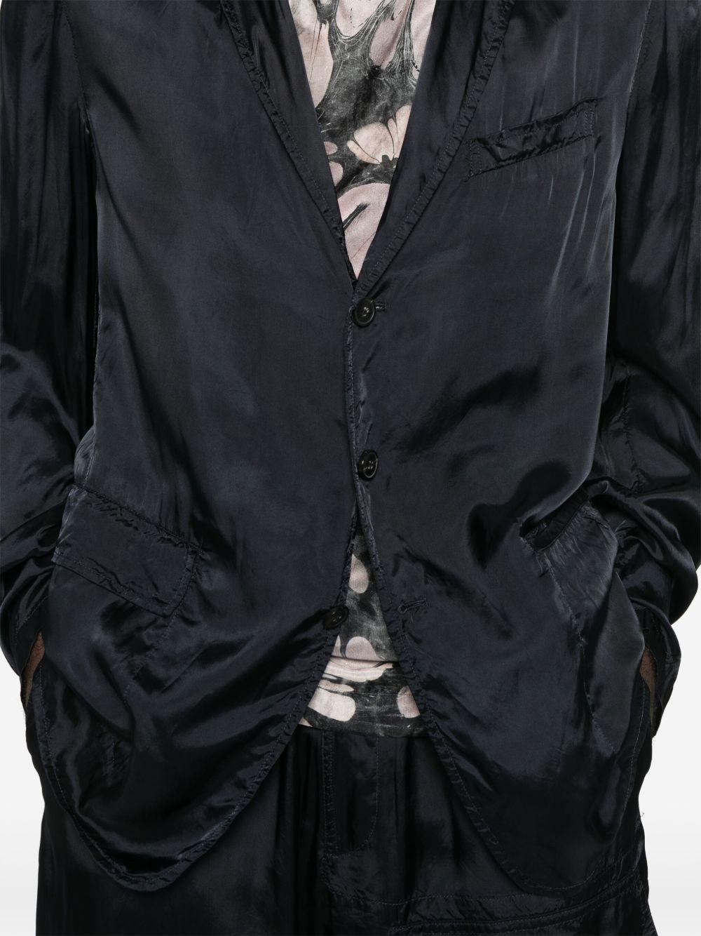 Giacca Biblo in viscosa 2510204141427 509 NAVY DRIES VAN NOTEN