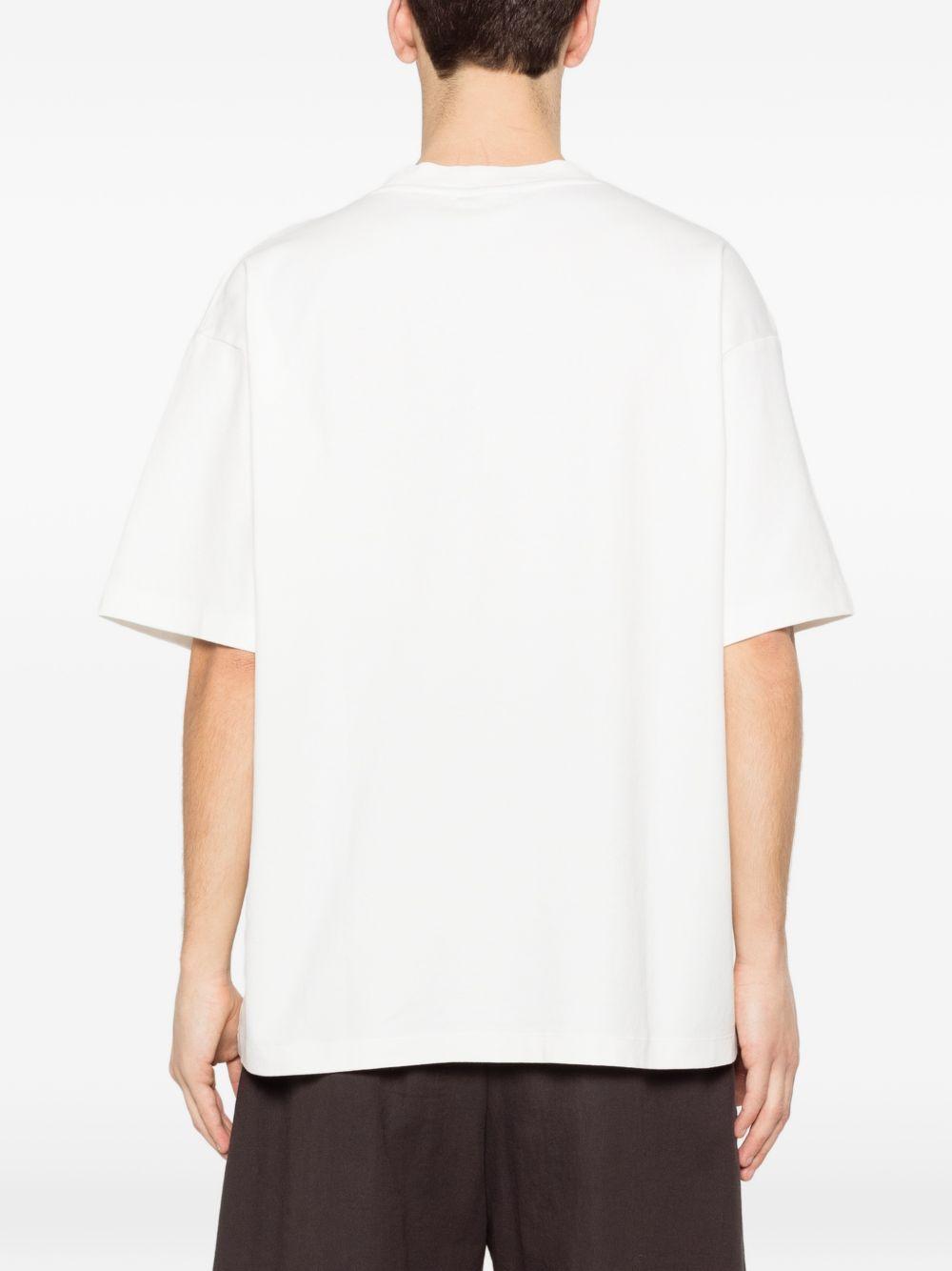 T-Shirt Hibiscus Club KTS300CO002 OFF WHITE DROLE DE MONSIEUR