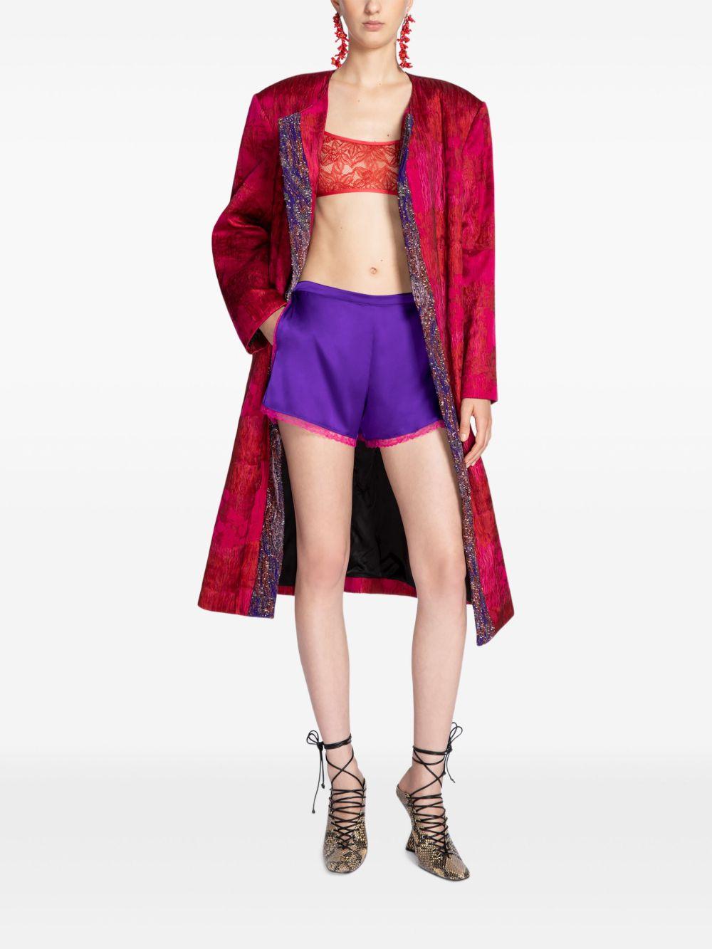 Fitted bra top 2510107071478 352 RED DRIES VAN NOTEN