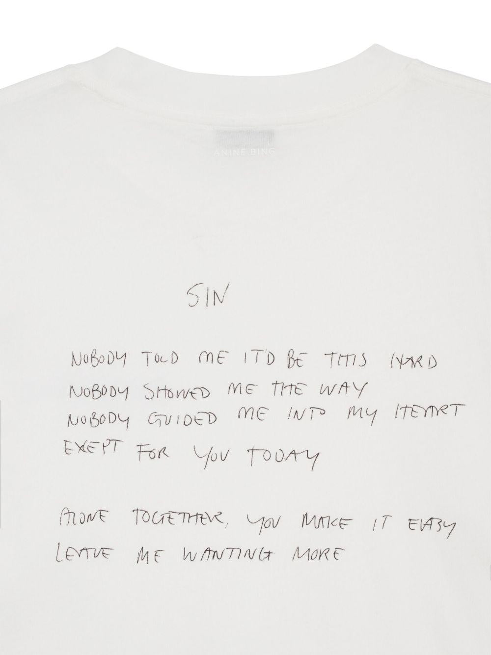 Walker Tee Lyrics - Ivory A0810771 IVY1 IVORY ANINE BING
