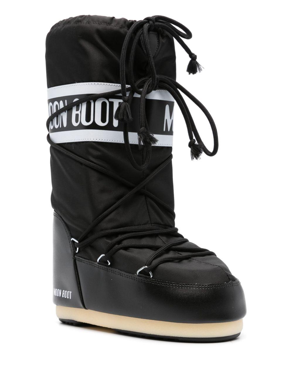 Icon Boot in Nylon 80D1400440 N001 BLACK MOON BOOT