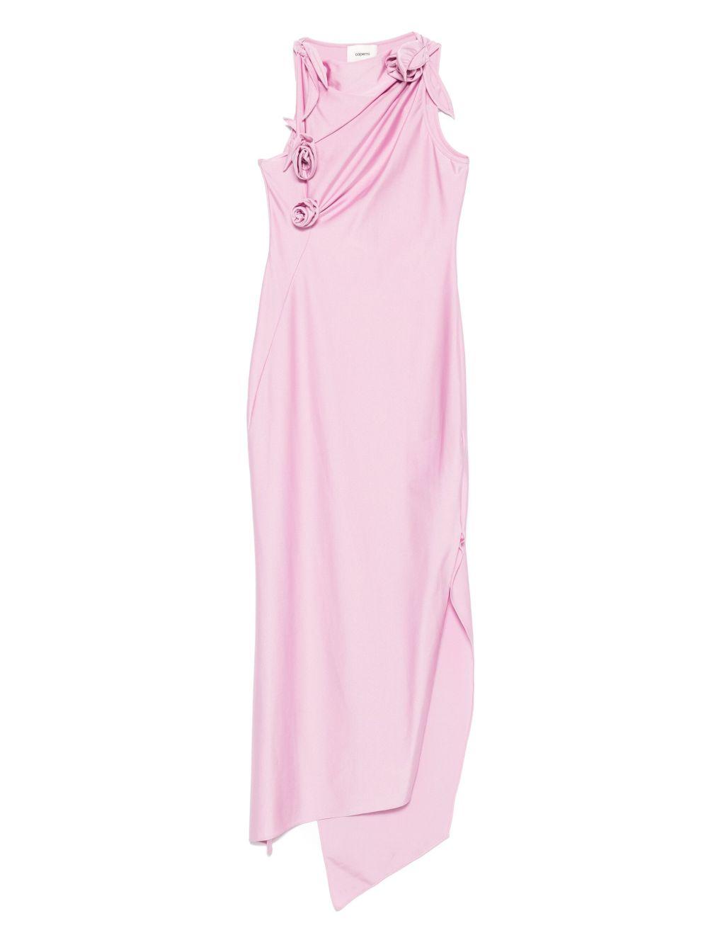 Asymmetric Flower Gown COPR44F5001 PINK COPERNI