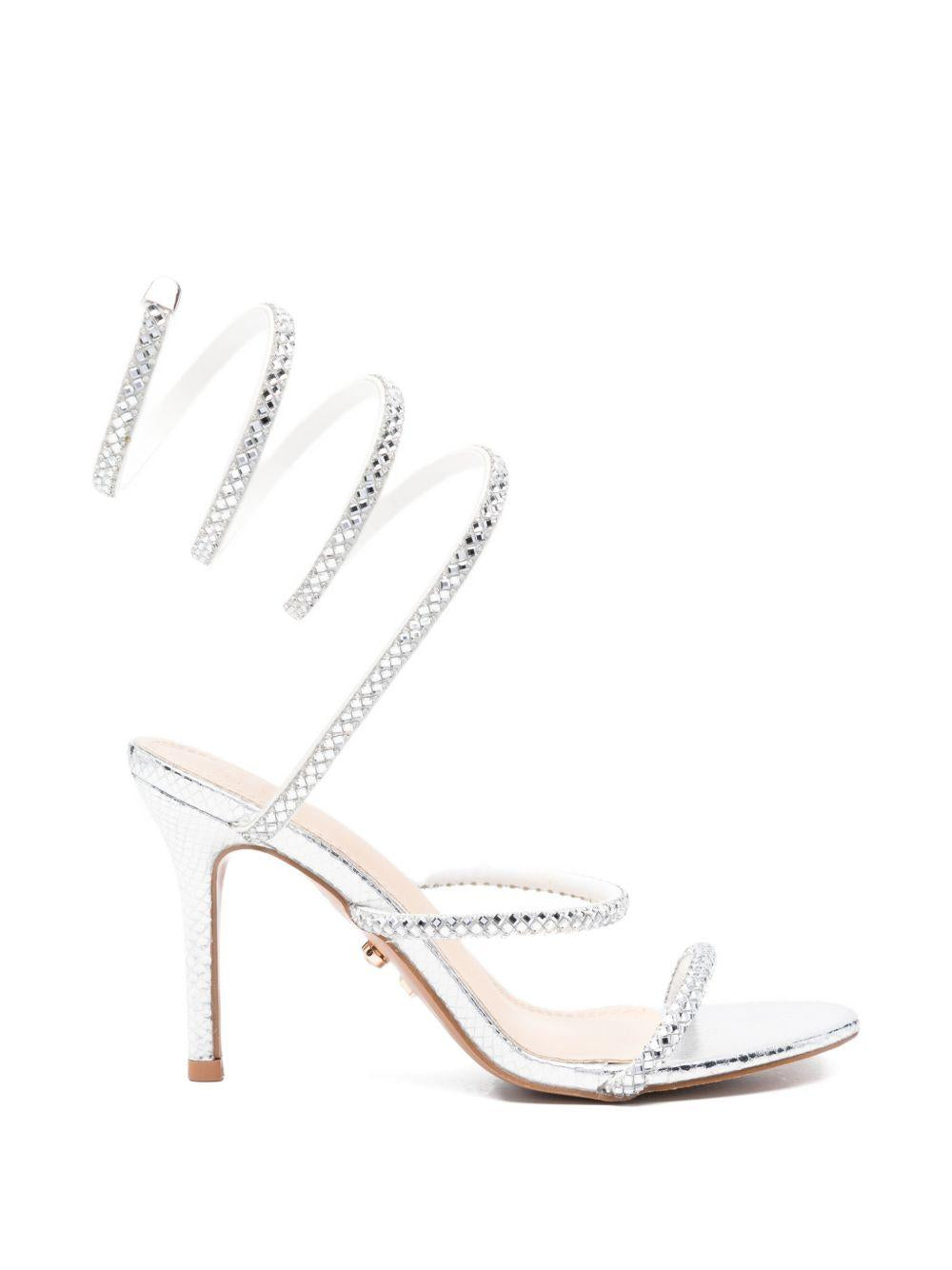 Scarpe a spirale decorate SH378ARG62P ARGENTO TWENTY FOURHAITCH