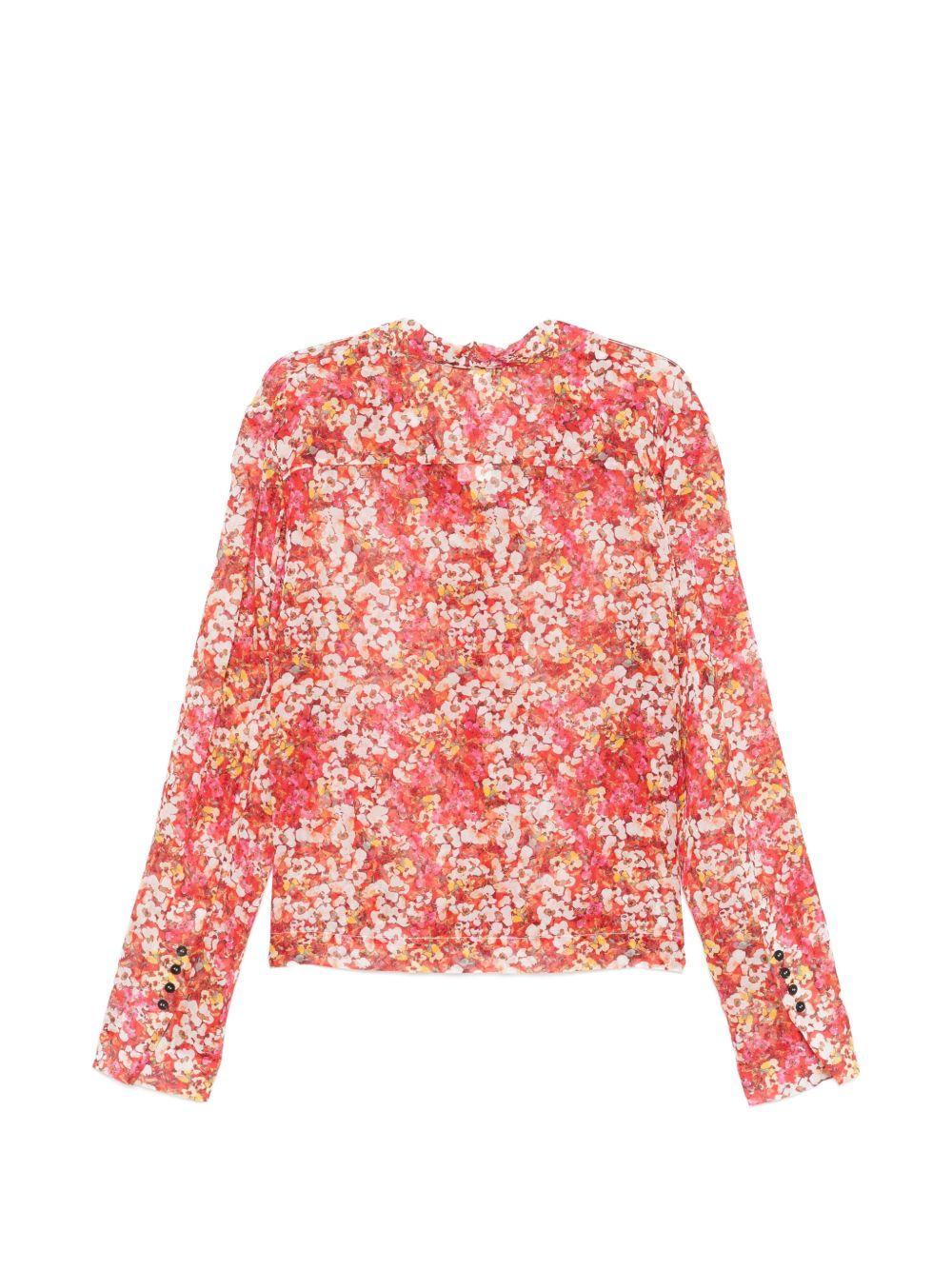 Camicia N°38 in Chiffon Fiori SS26N38M CHIFFON FIORI SAPIO