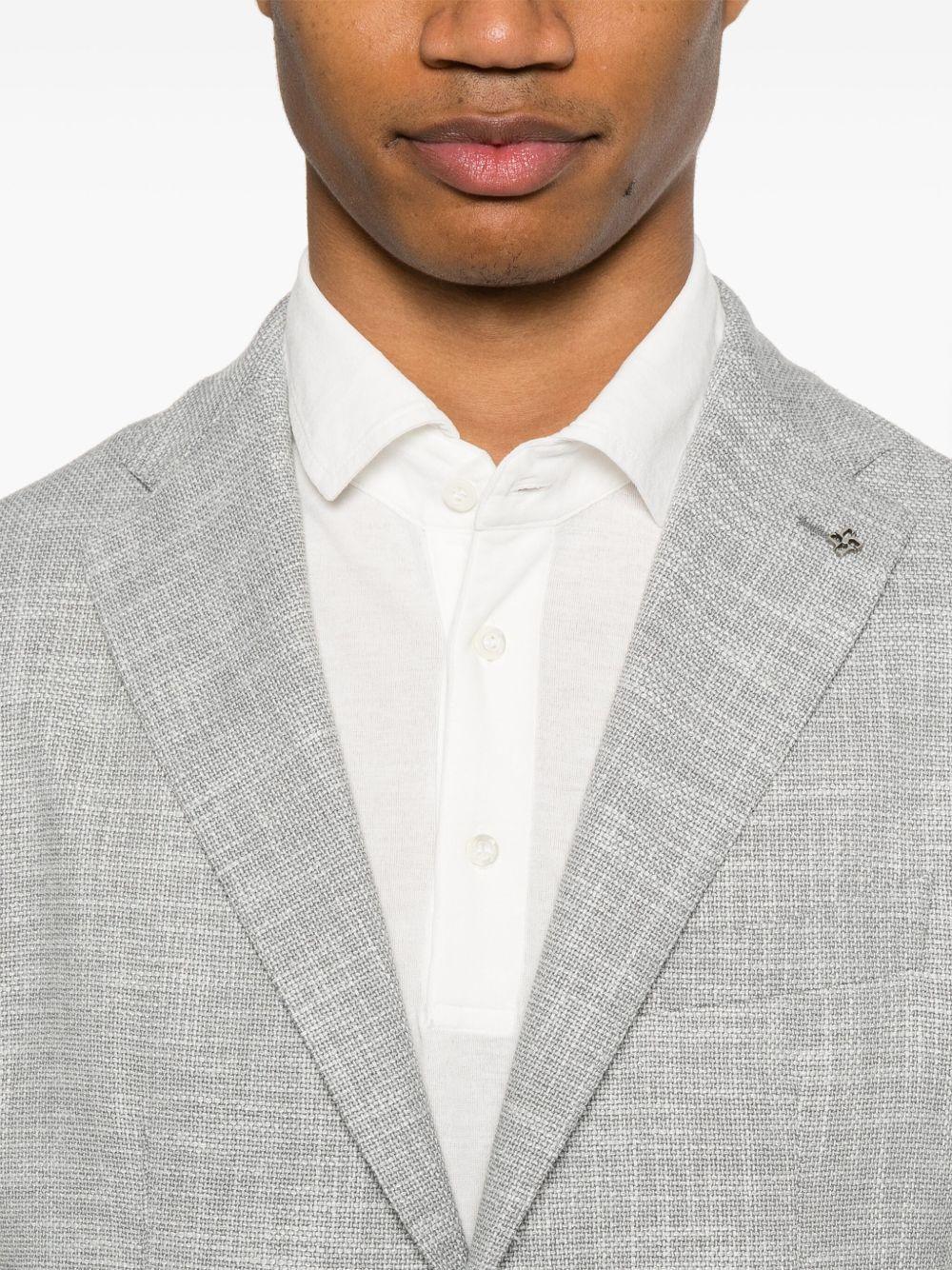 Blazer con tessitura intrecciata 1SMC22KPEC90057U25E290 EP842 TAGLIATORE