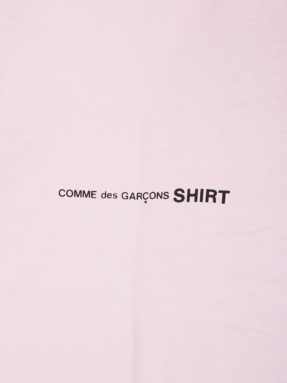 Men's Logo T-Shirt FOT023S25 3 PINK COMME DES GARCONS SHIRT
