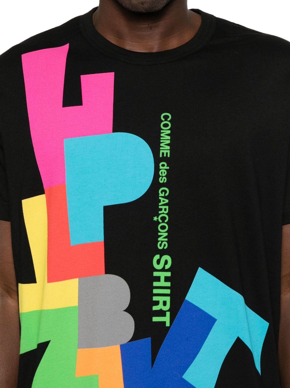 Graphic Printed T-Shirt FPT002W25 1 BLACK PRINT COMME DES GARCONS SHIRT