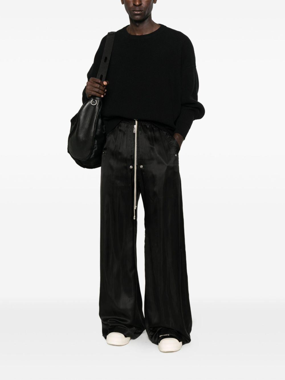 Concordians Wide Bela Pants RU02E1366K 09 BLACK RICK OWENS