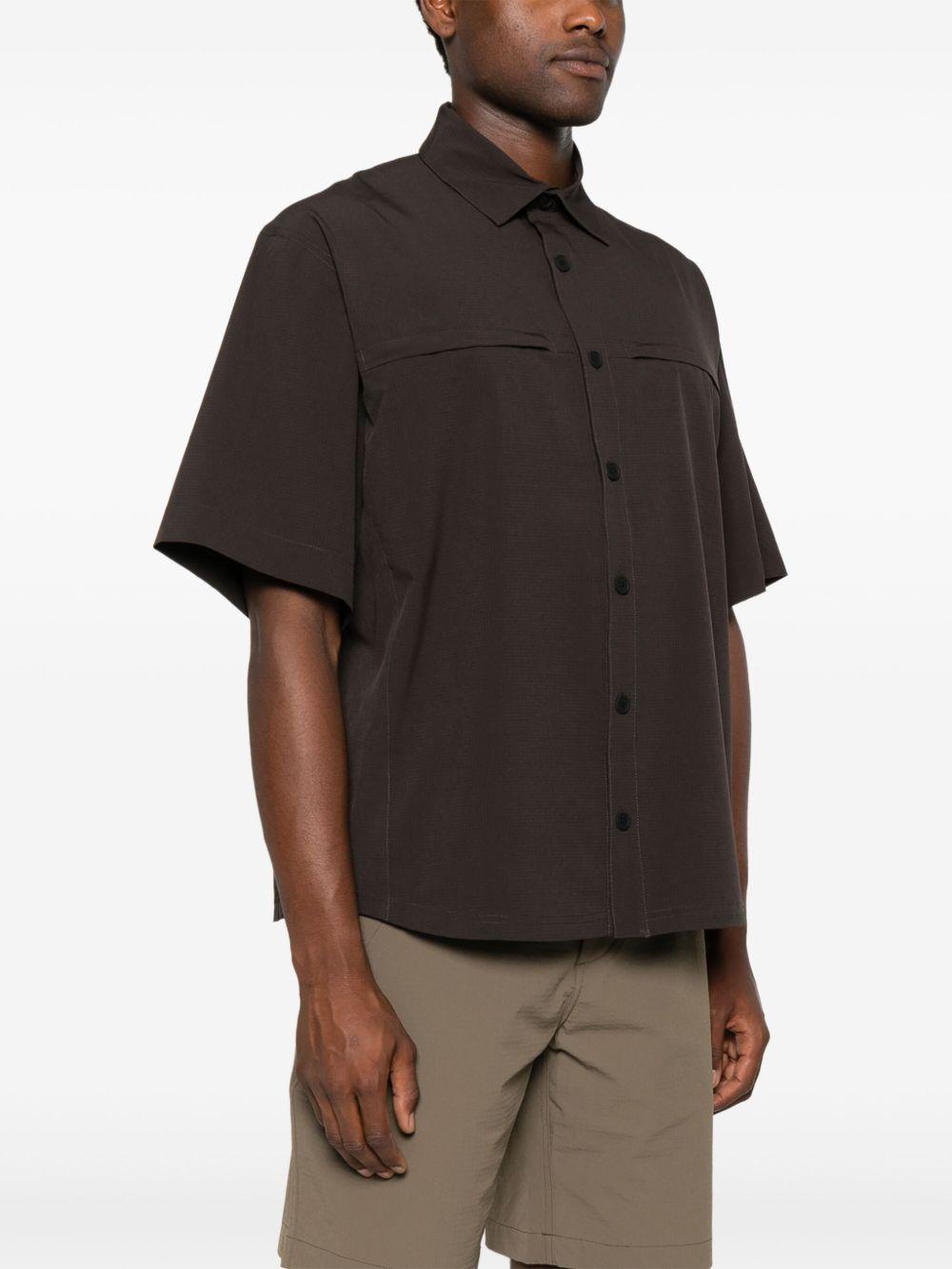 Dot Air Shirt RBMW371FA263 BRW0003 DARK BROWN ROA