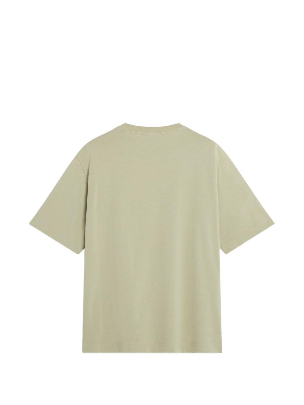 T-shirt Fox Cub QM00114KJ0119 0451 DUSTY GREEN MAISON KITSUNE